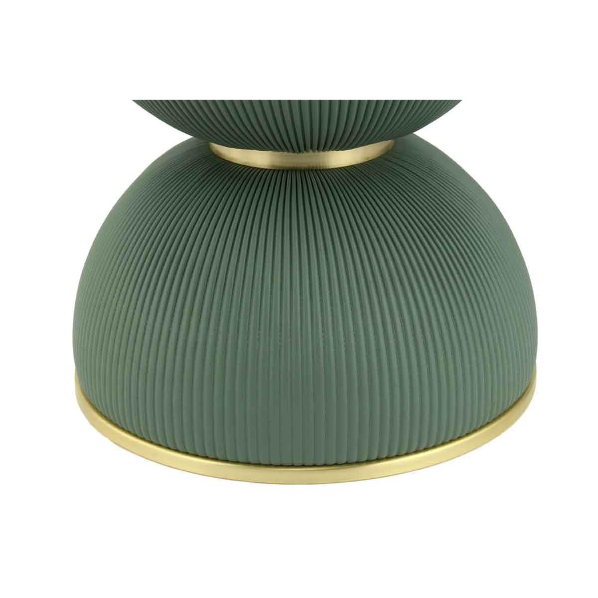 Voir la diapositive 3 : Paris Prix Table d'appoint design  jokai  51cm vert & or