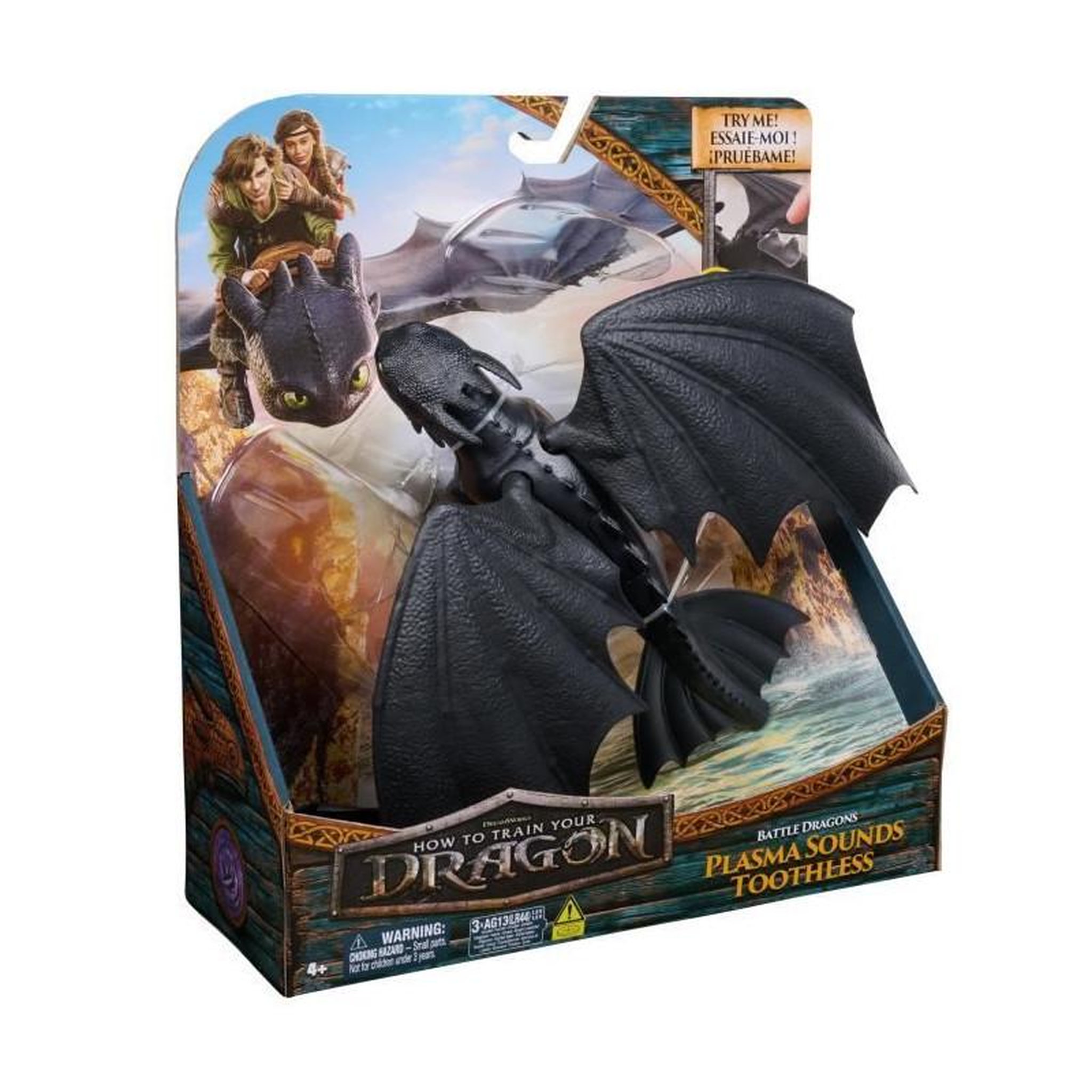 Voir la diapositive 6 : Spin Master SPIN MASTER FIGURINE DRAGON SONORE 25 CM KROKMOU Dragons Movie