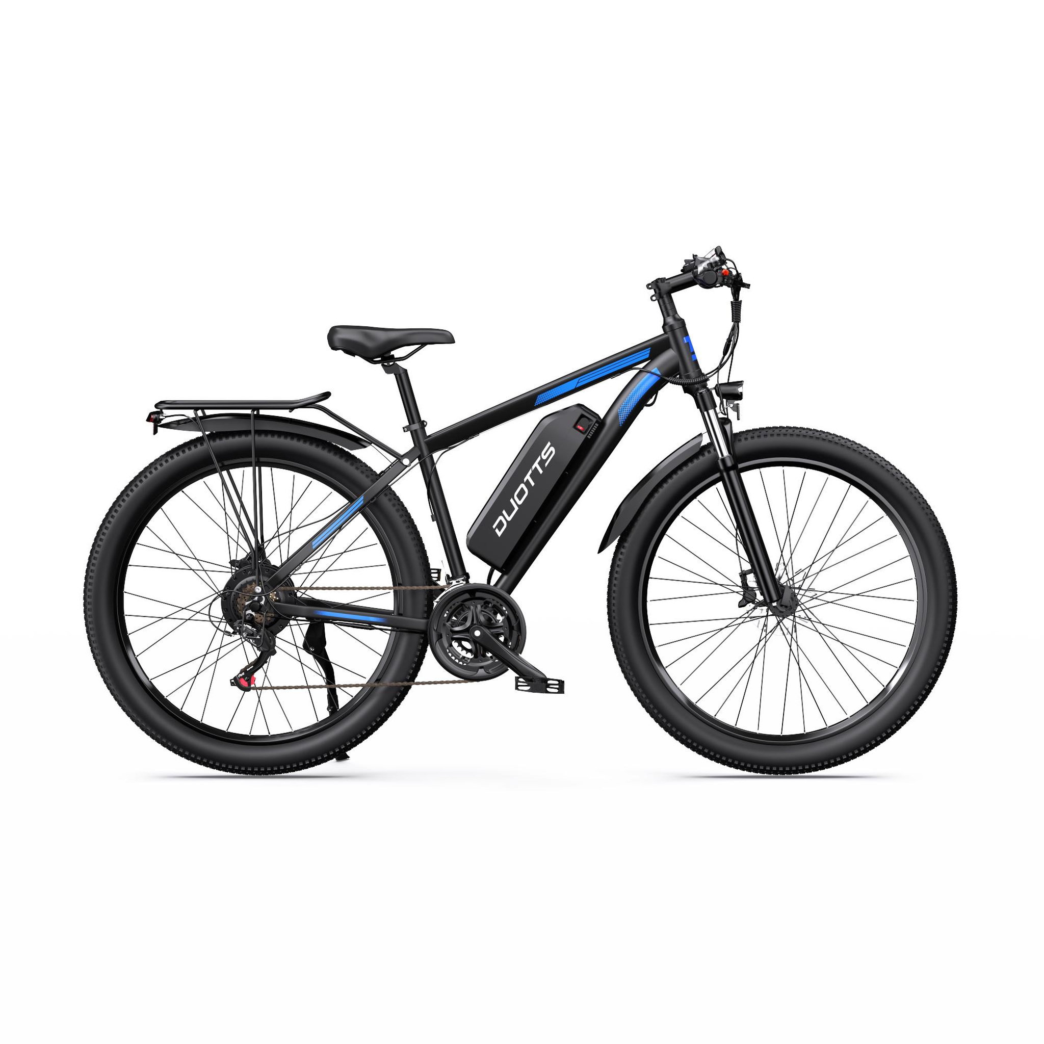 Voir la diapositive 5 : DUOTTS Vélo électrique DUOTTS C29L à double batterie, 48 V 30 Ah, 21 vitesses