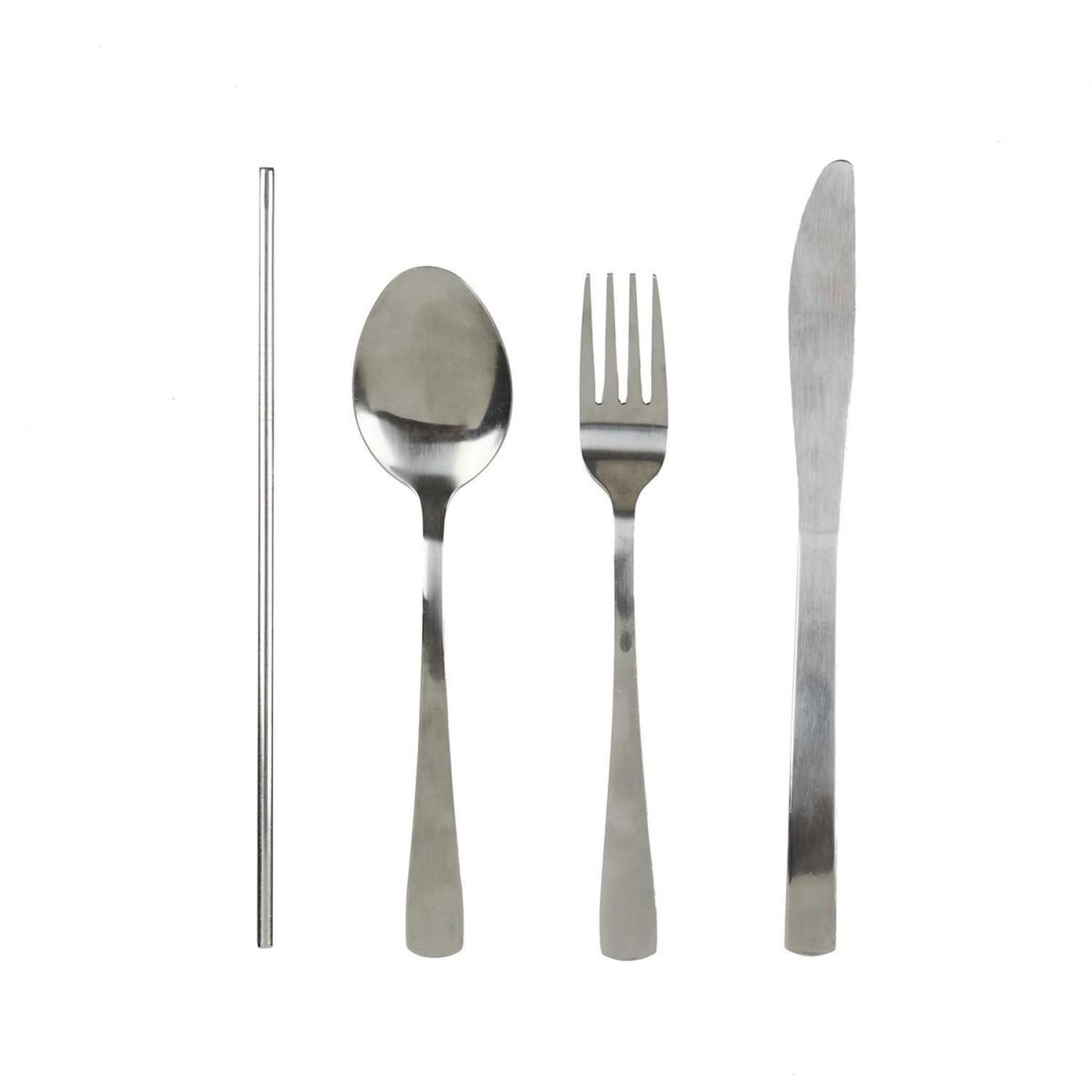 Voir la diapositive 6 : COOK CONCEPT Coffret Bouteille & Couverts  Pochette  50cl Bleu