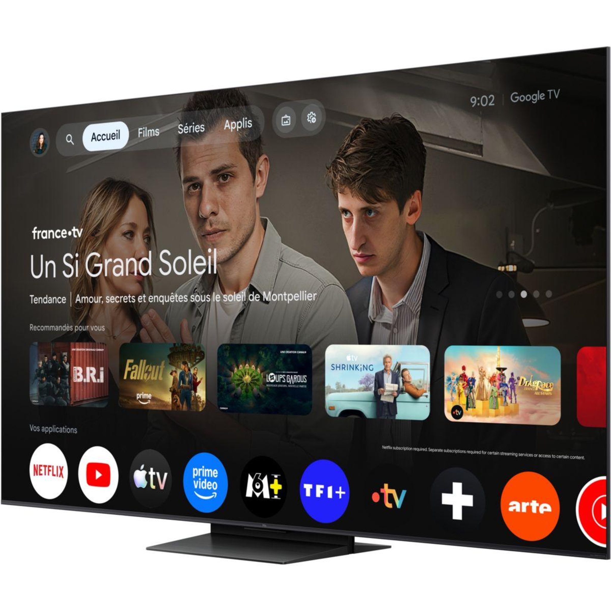 Voir la diapositive 2 : TCL Tv mini led 75c79l (2026) 75  (189 cm)