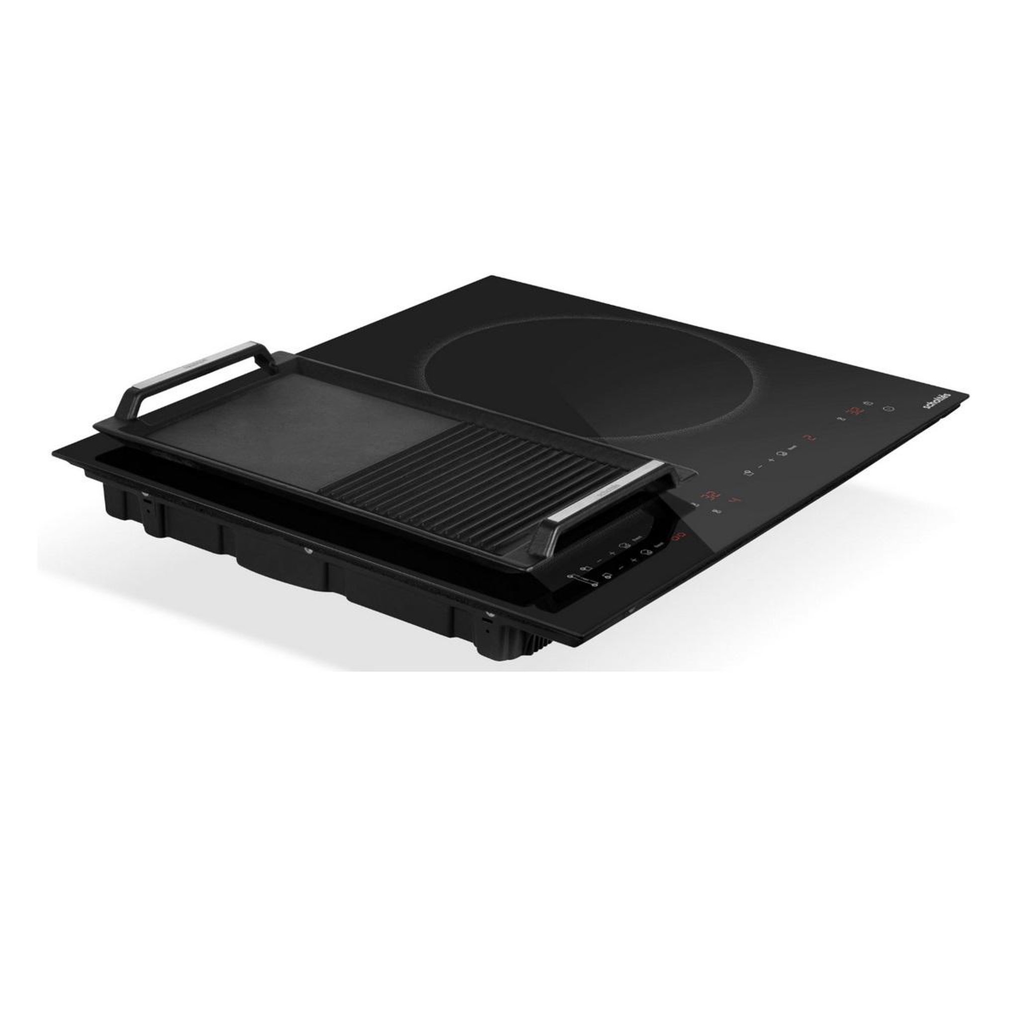 Voir la diapositive 4 : Scholtes Table de cuissson à induction 60cm 3 feux 7400w noir - SOTF1632B
