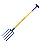 OUTILS PERRIN Fourche a becher a douille - manche trigrip bt 90 - 4 dents triangulaire