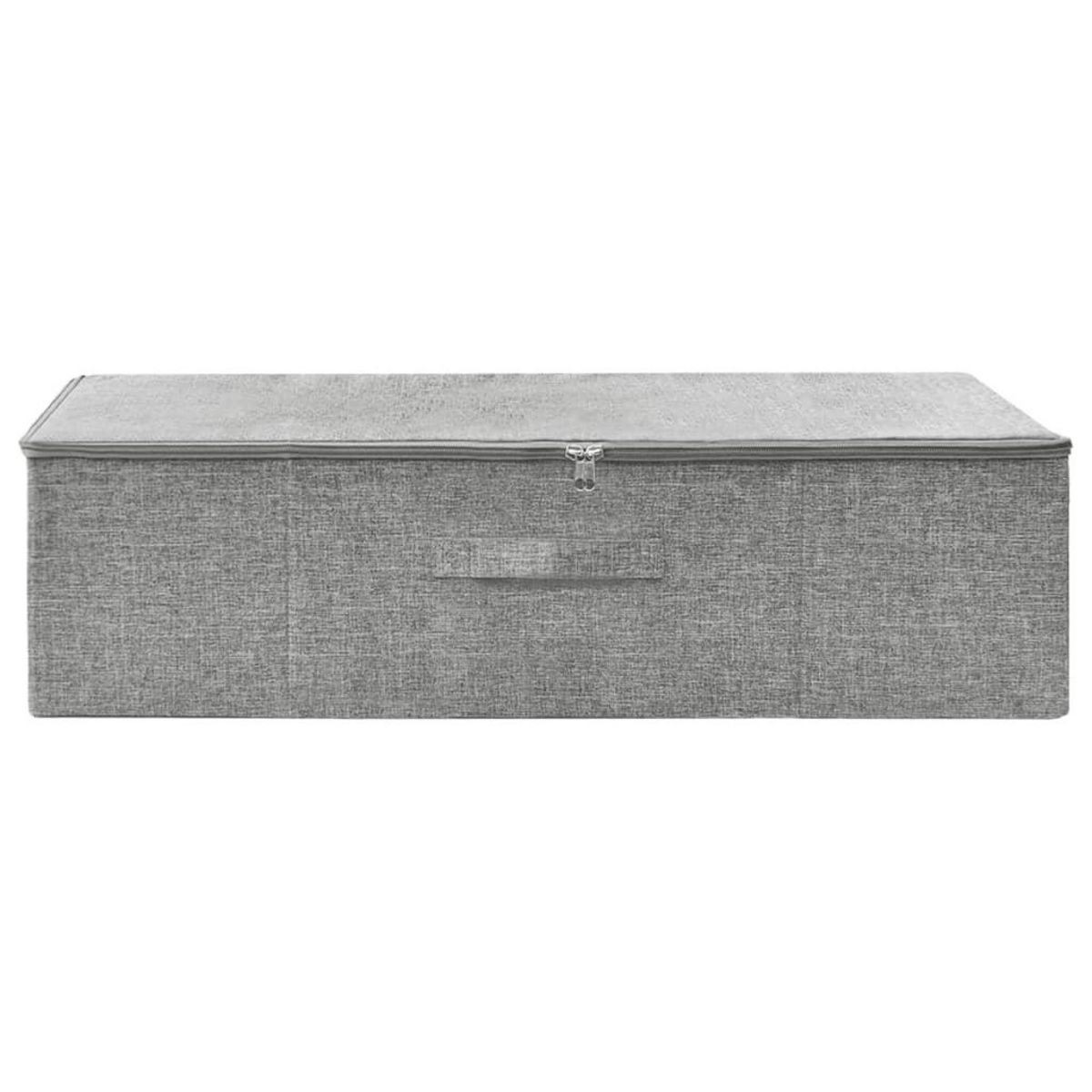 VIDAXL Boîte de rangement Tissu 70x40x18 cm Gris