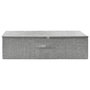 Voir la diapositive 3 : VIDAXL Boîte de rangement Tissu 70x40x18 cm Gris
