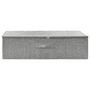 Voir la diapositive 3 : VIDAXL Boîte de rangement Tissu 70x40x18 cm Gris