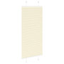 Voir la diapositive 4 : VIDAXL Store plisse creme 60x150 cm largeur du tissu 59,4 cm polyester
