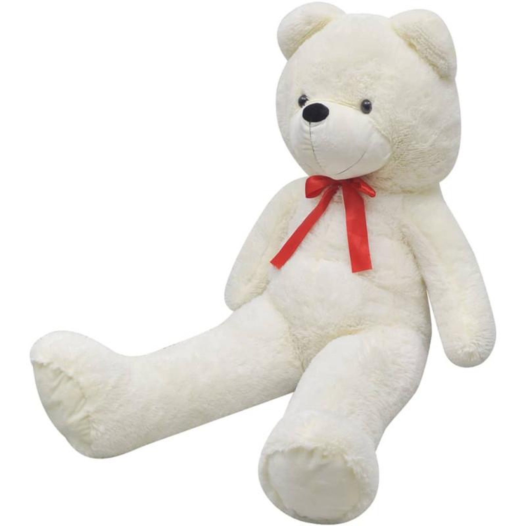 Voir la diapositive 1 : VIDAXL Ourson en peluche XXL Blanc 135 cm