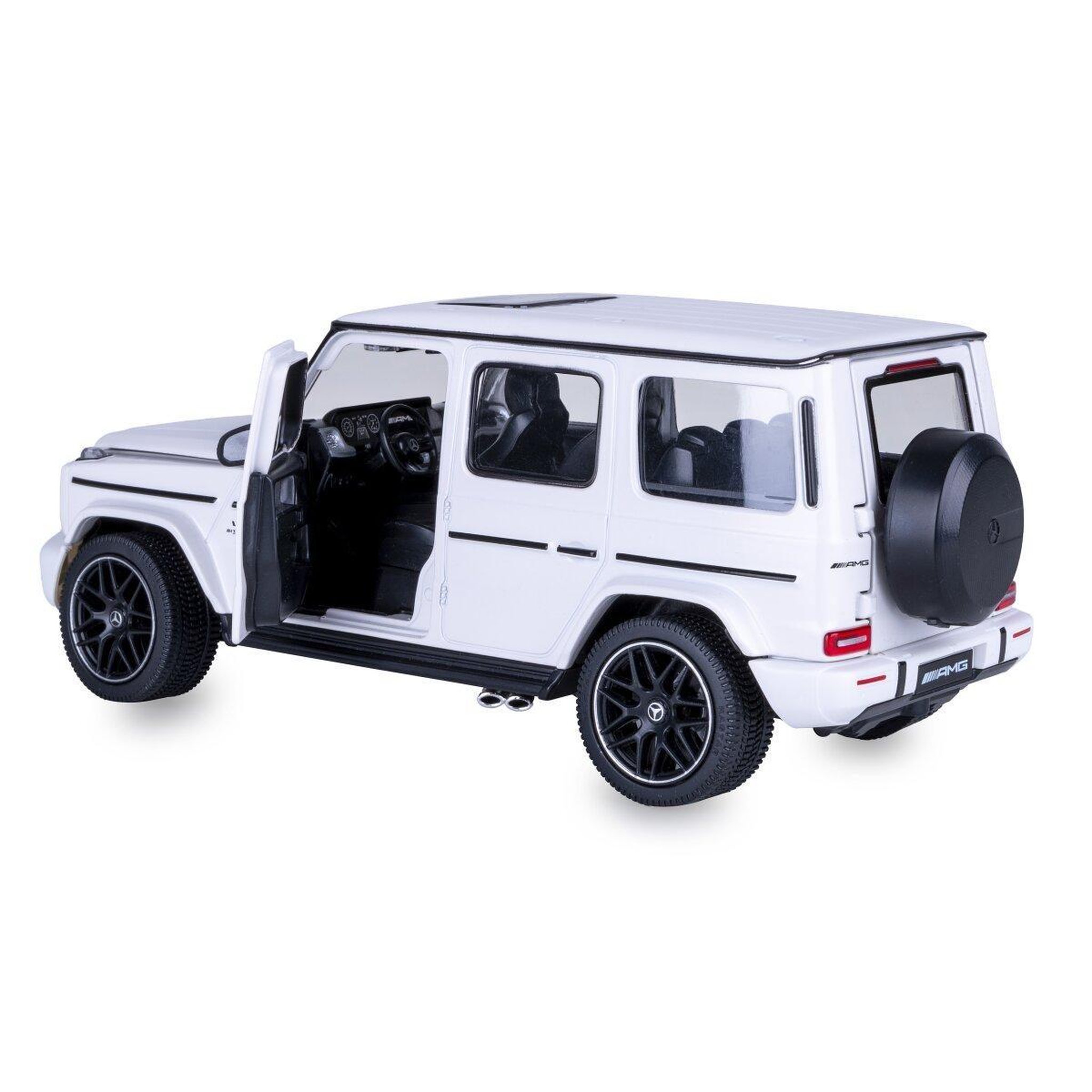 Voir la diapositive 2 : Jamara Mercedes-amg g 63 diecast 1:24 blanc