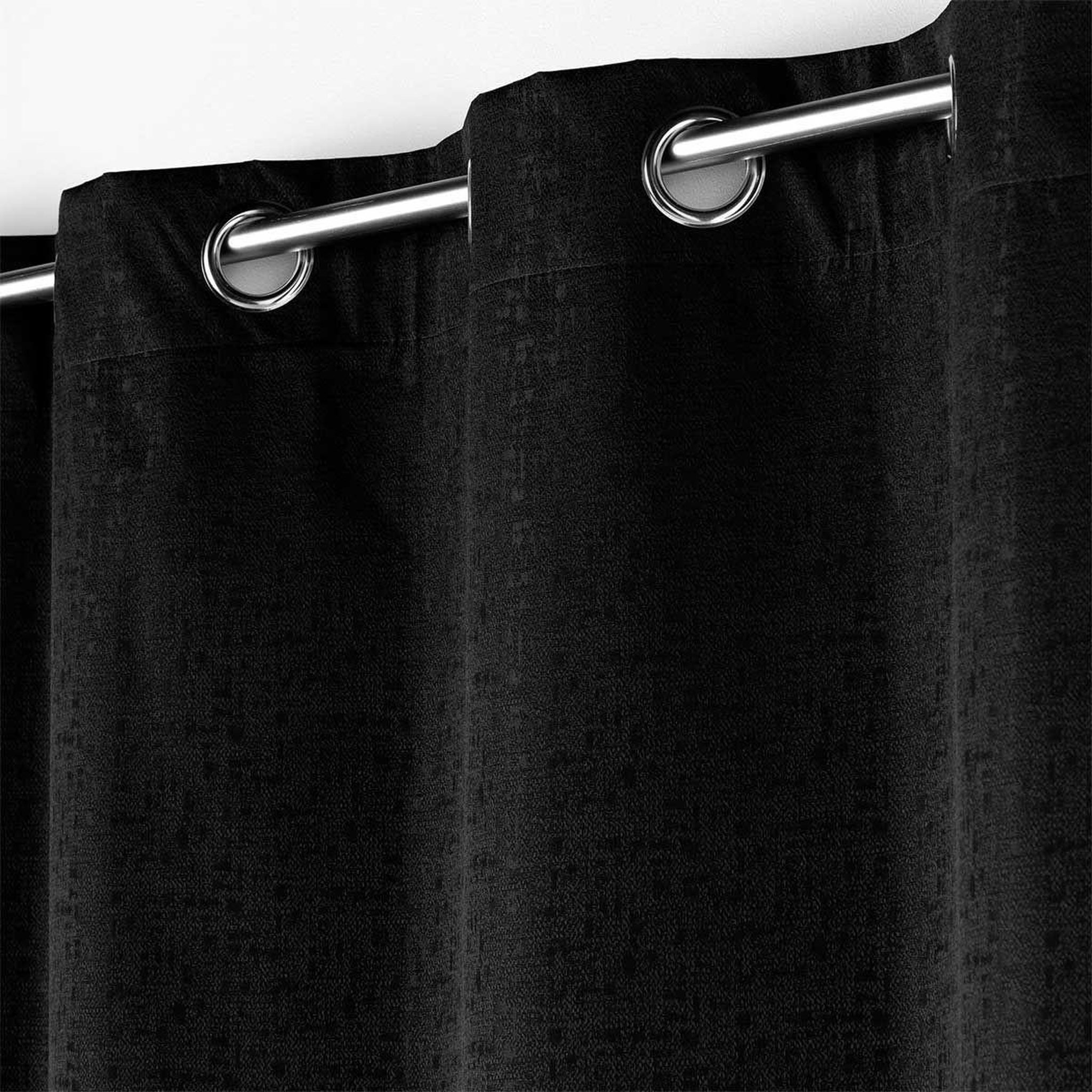 Voir la diapositive 2 : Douceur d'Intérieur Rideau occultant  darko  140x260cm noir