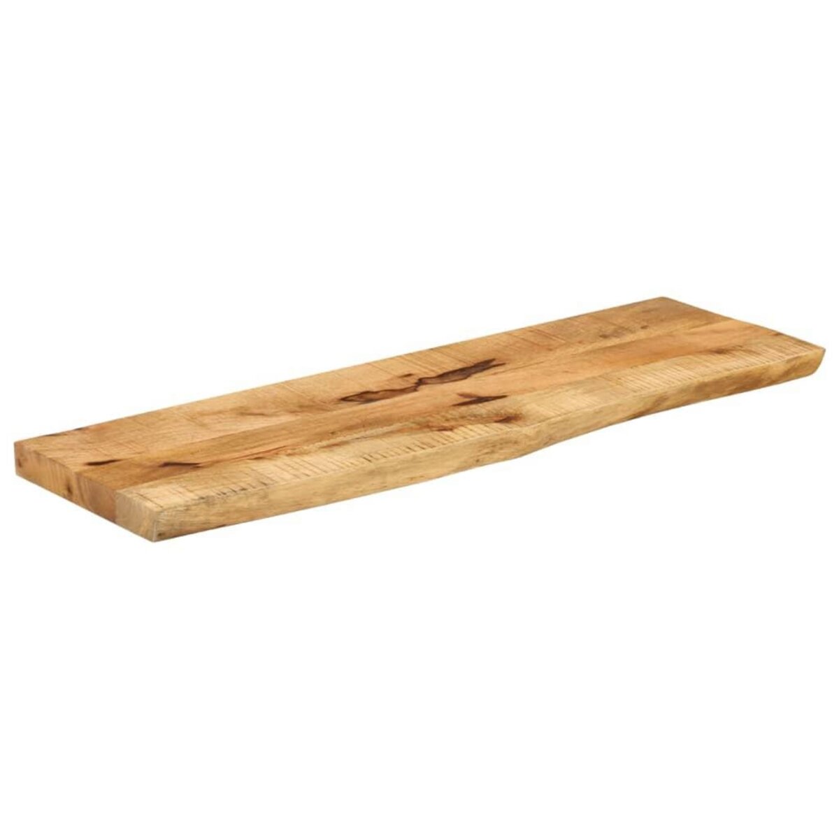 VIDAXL Dessus de table 100x20x2,5cm bord vif bois massif manguier brut