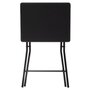 Table d'Appoint Pliante Design  Paola  64cm Noir
