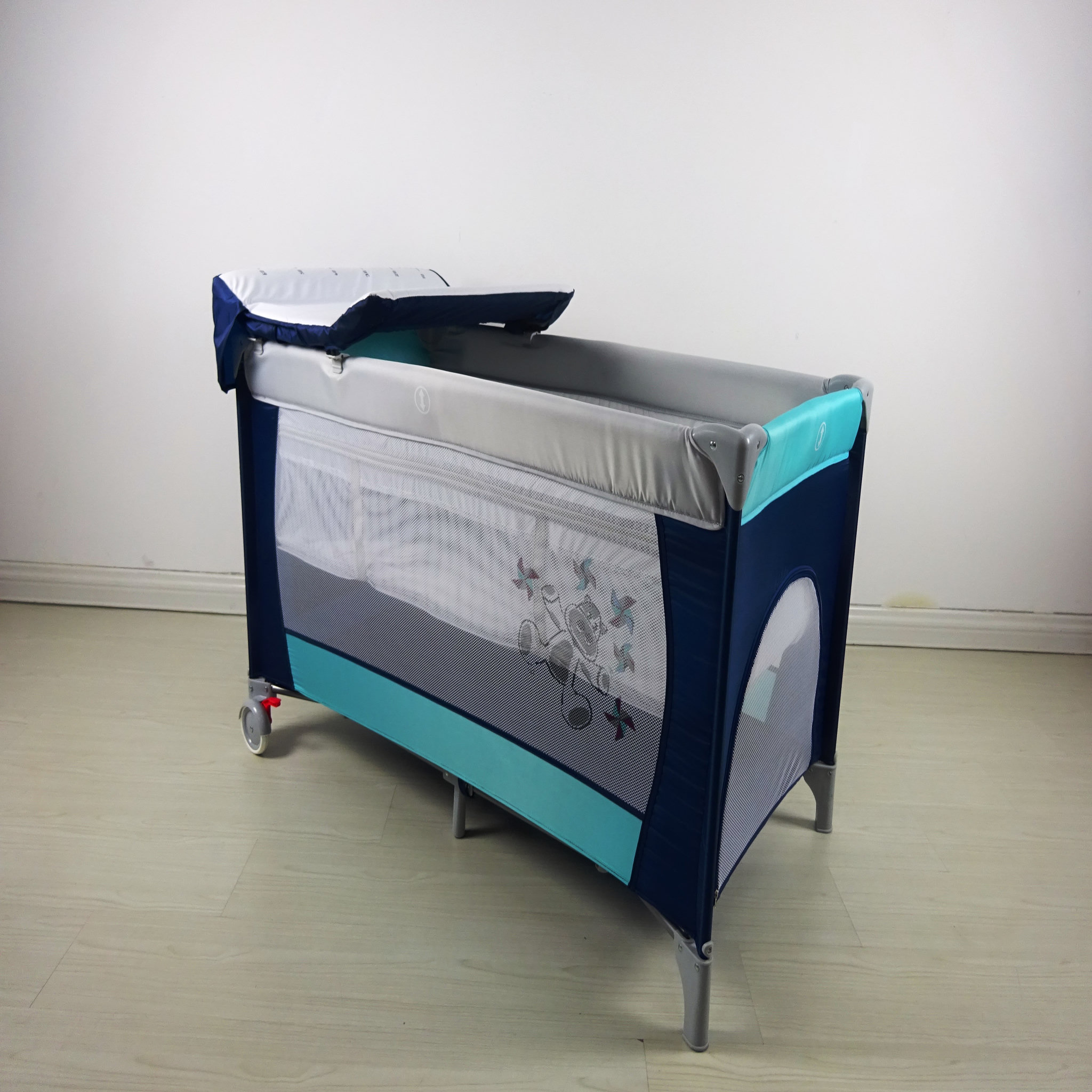 AUCHAN BABY Lit parapluie 3 en 1 