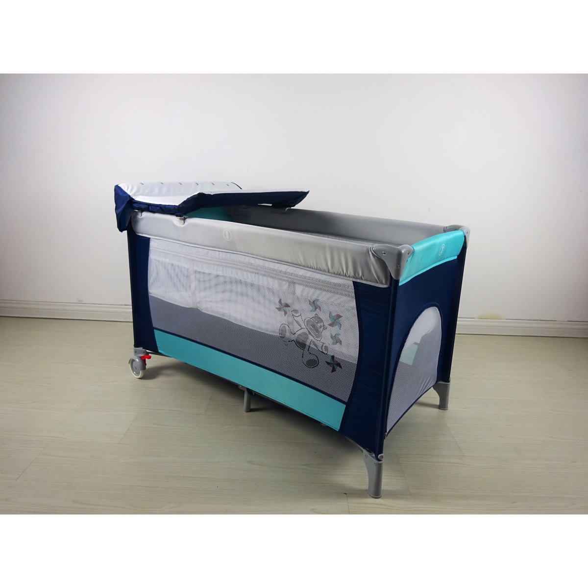 AUCHAN BABY Lit parapluie 3 en 1 