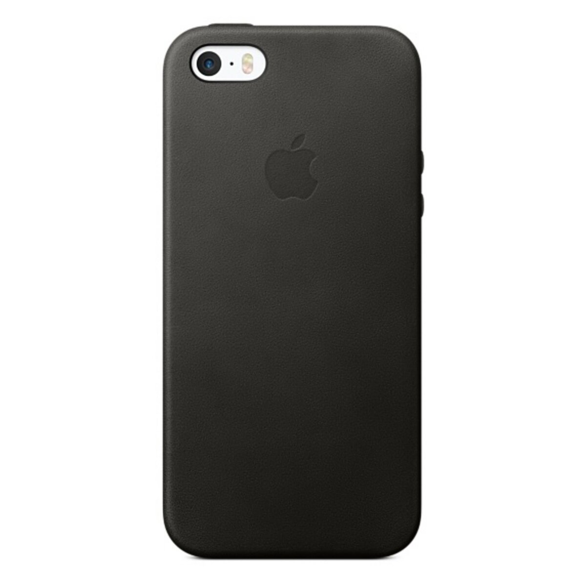 Apple Coque cuir iPhone SE - Noir