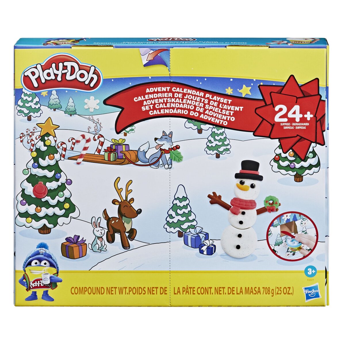 HASBRO Play-Doh Calendrier de l'Avent