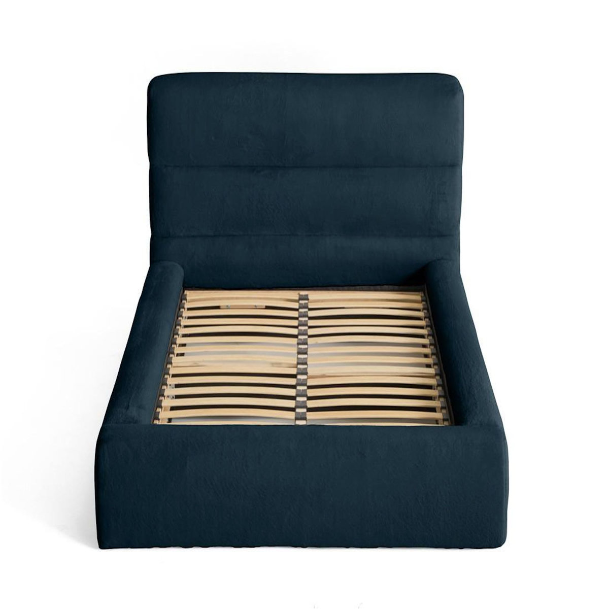 LISA DESIGN Sunset - lit coffre - 140x190 cm - sommier inclus - en fausse fourrure