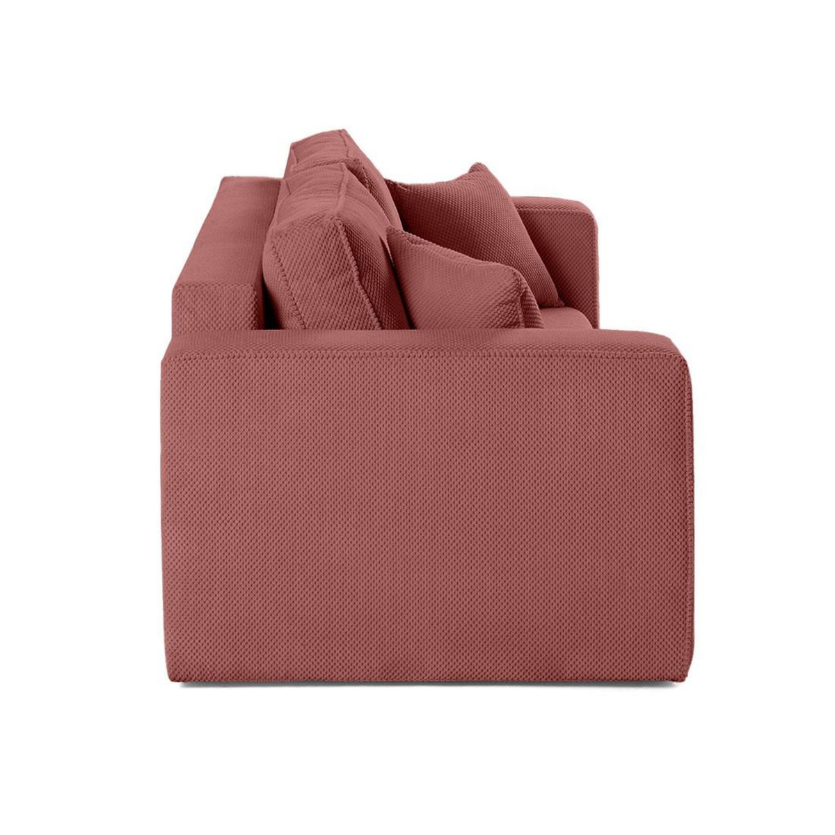 BEST MOBILIER Topaze - canapé droit 2 places - en velours texturé