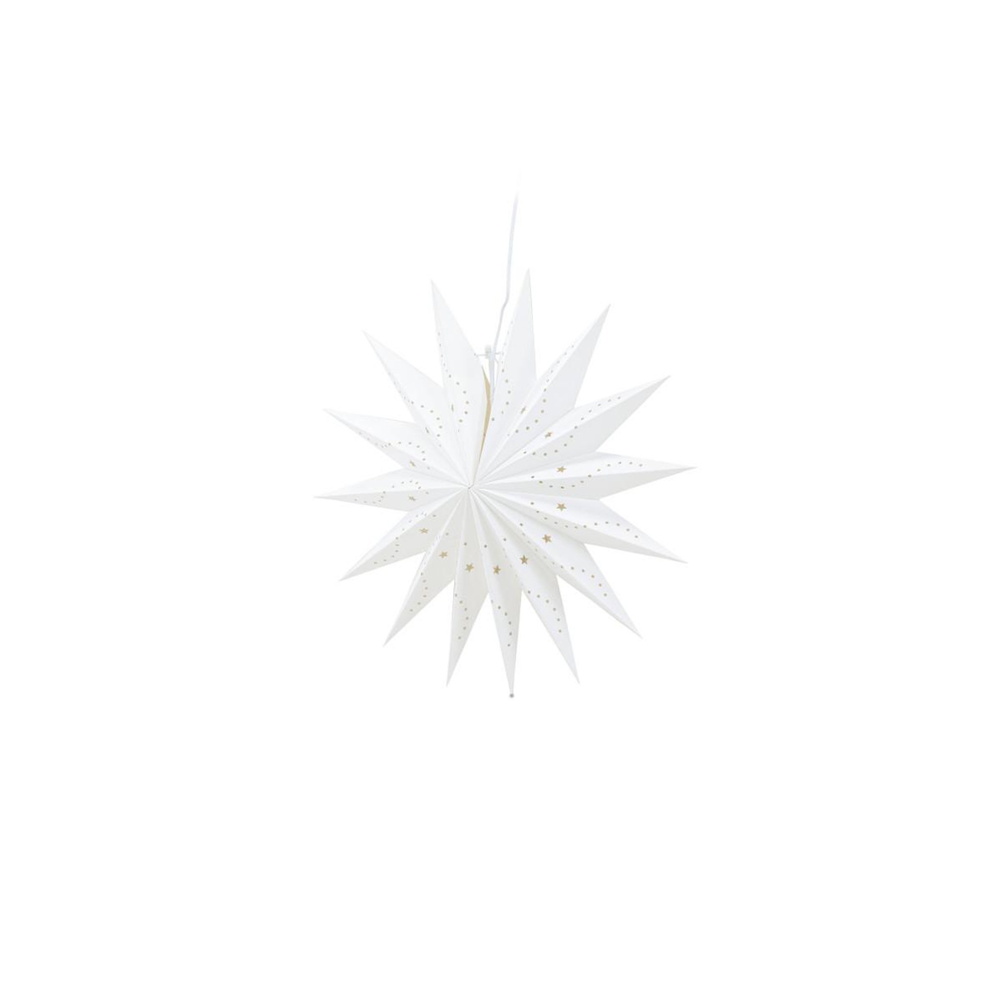 Voir la diapositive 4 : Paris Prix Lampe Suspension Déco  Lindvallen  51cm Blanc