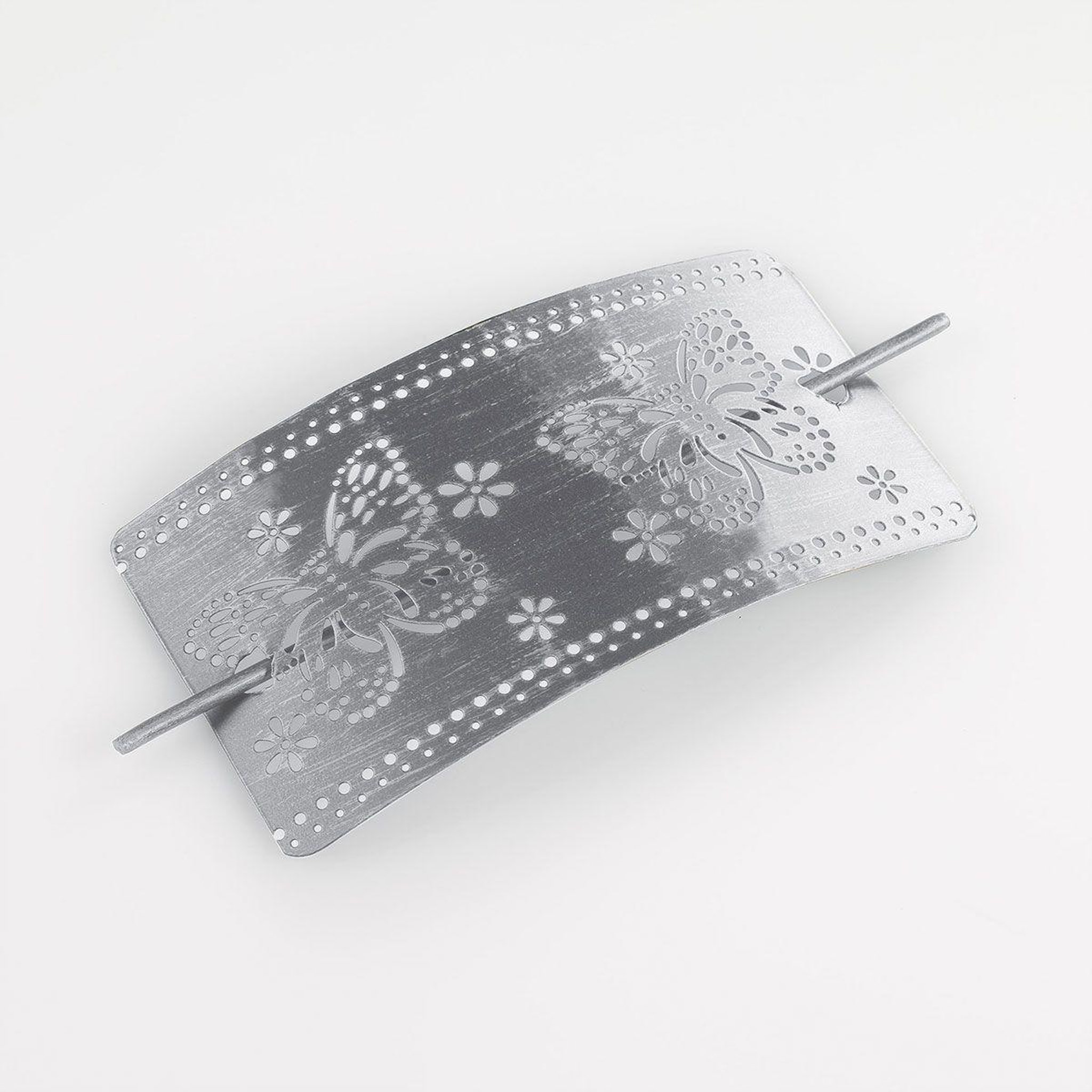 Voir la diapositive 2 : Douceur d'Intérieur Embrasse de rideau broche  epicea  17cm gris