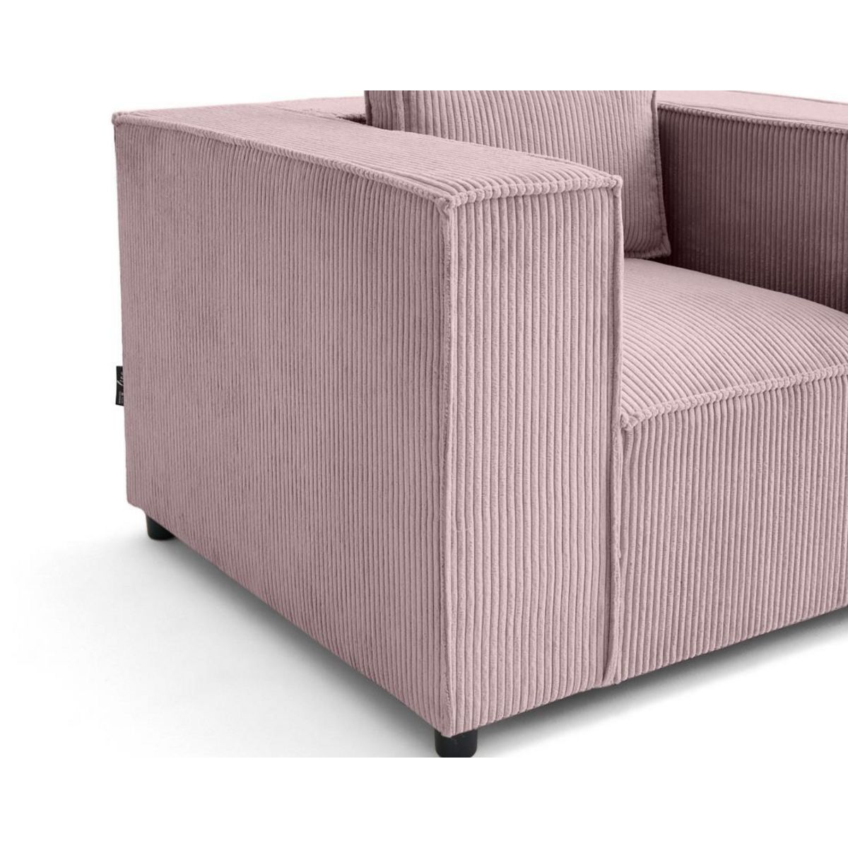 LISA DESIGN Stella - fauteuil en velours côtelé