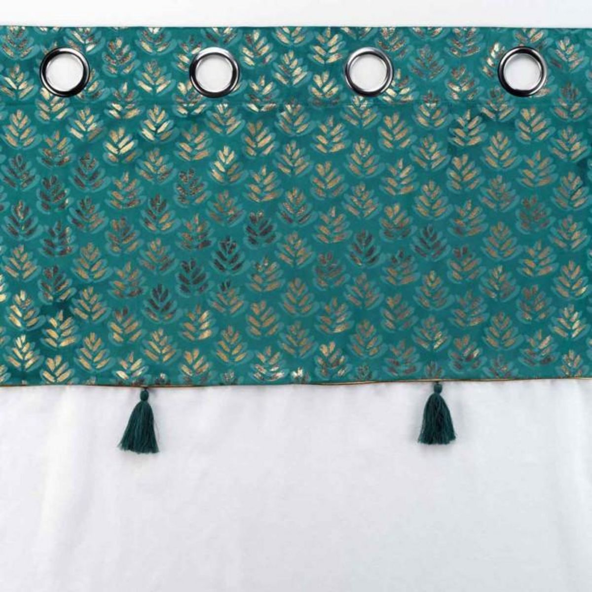 Paris Prix Rideau Voilage à Œillets  Evie  140x240cm Bleu