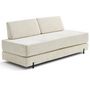 Voir la diapositive 5 : BEST MOBILIER Brescia - banquette 3 places convertible en tissu velours relief