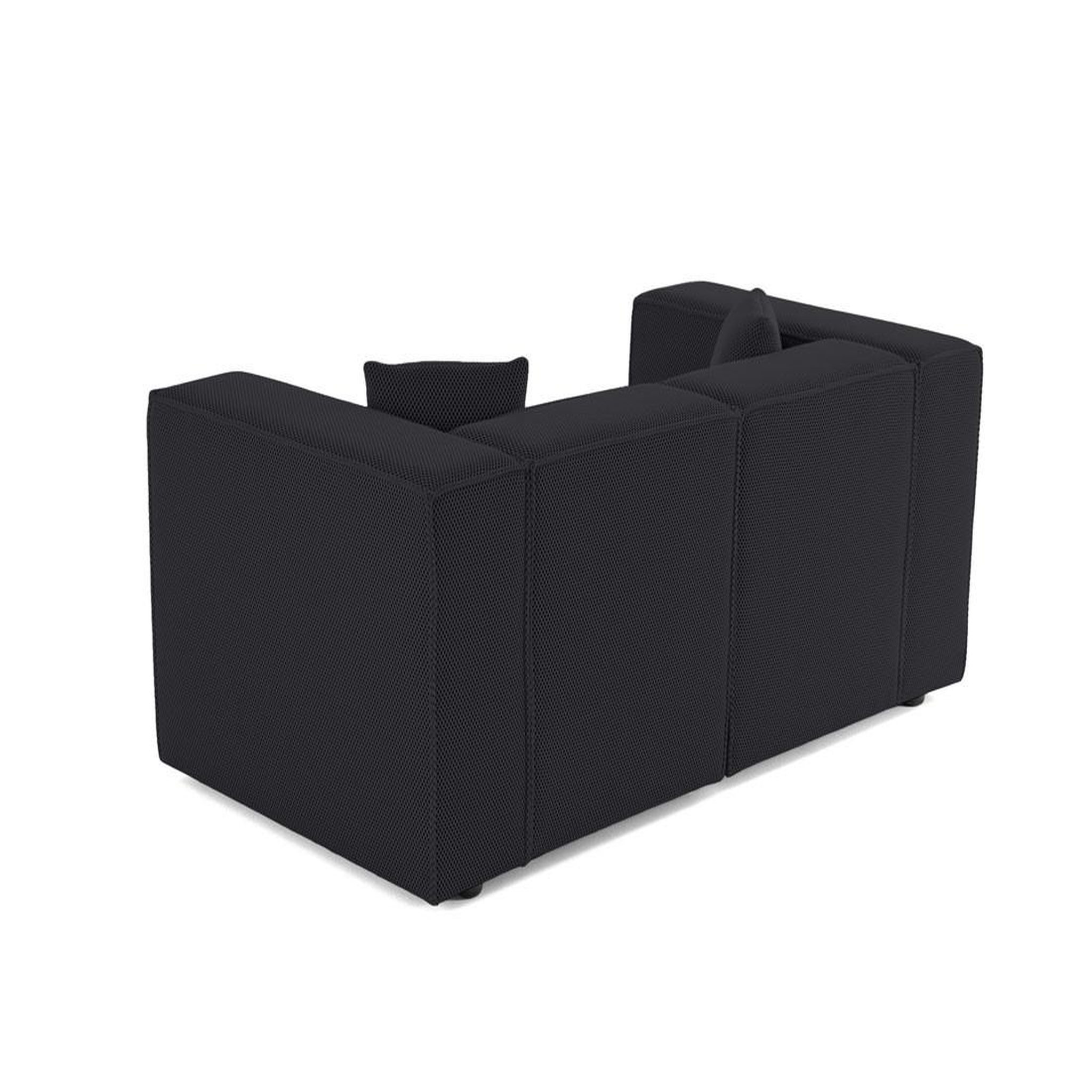 Voir la diapositive 5 : LISA DESIGN Arty - canapé modulable 2 places - en tissu mailles 3d