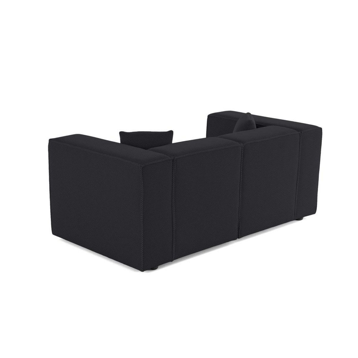 LISA DESIGN Arty - canapé modulable 2 places - en tissu mailles 3d