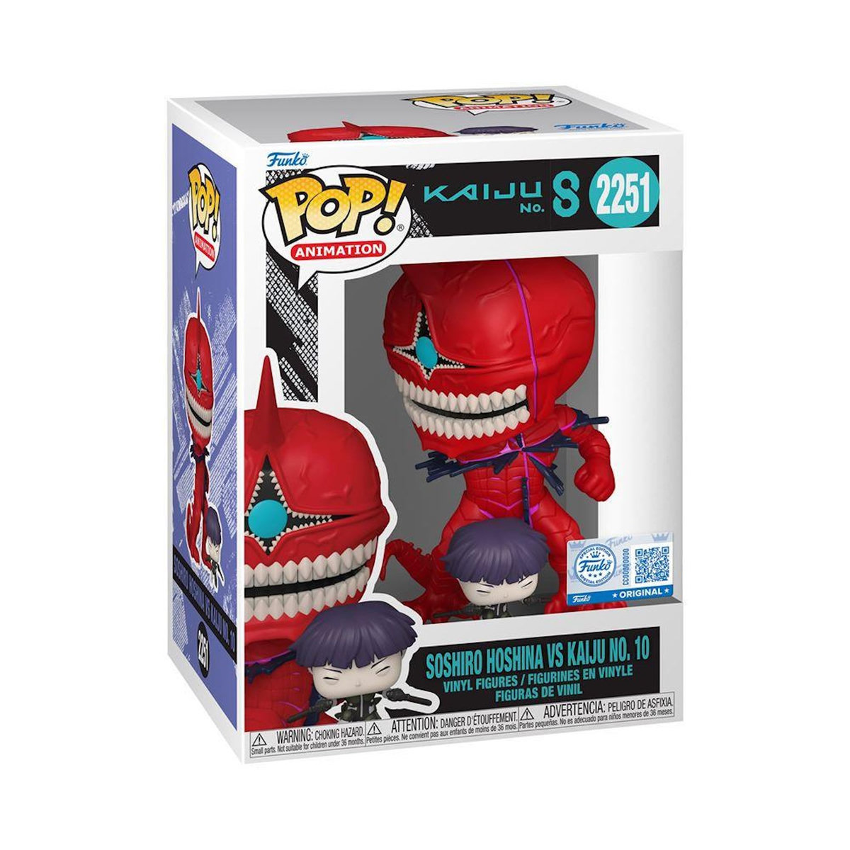 Funko Figurine Funko Pop & Buddy KNo8 Hoshina & Kaiju No10 Exclusivité