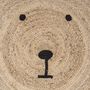 Voir la diapositive 2 : ATMOSPHERA Tapis rond jute ourson D100