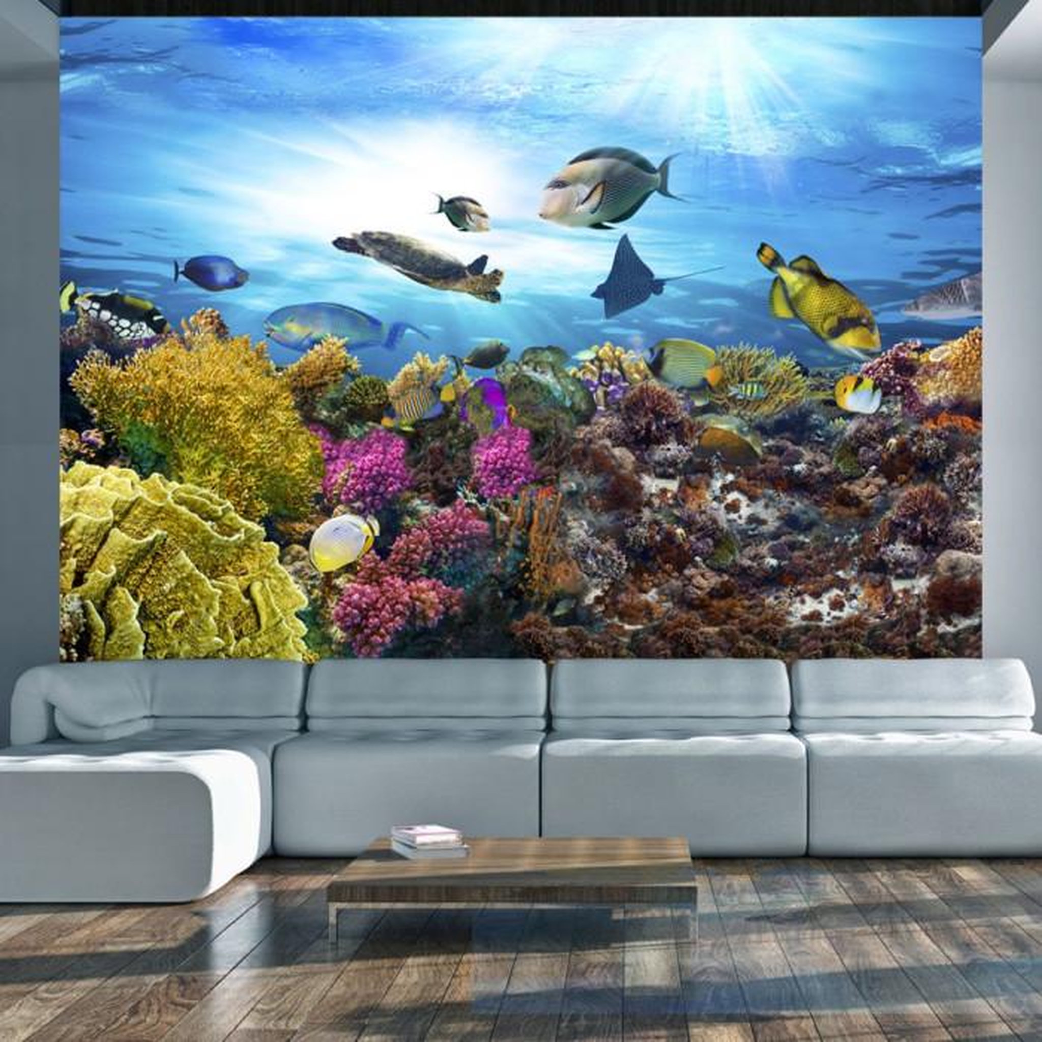 Paris Prix Papier Peint  Coral Reef. Coloris disponibles : Multicolore