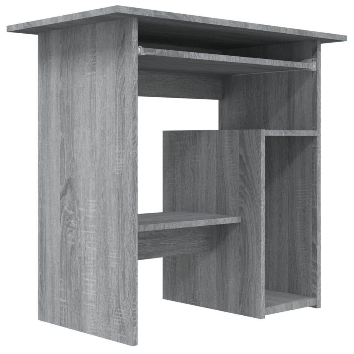 VIDAXL Bureau Sonoma gris 80x45x74 cm Bois d'ingenierie