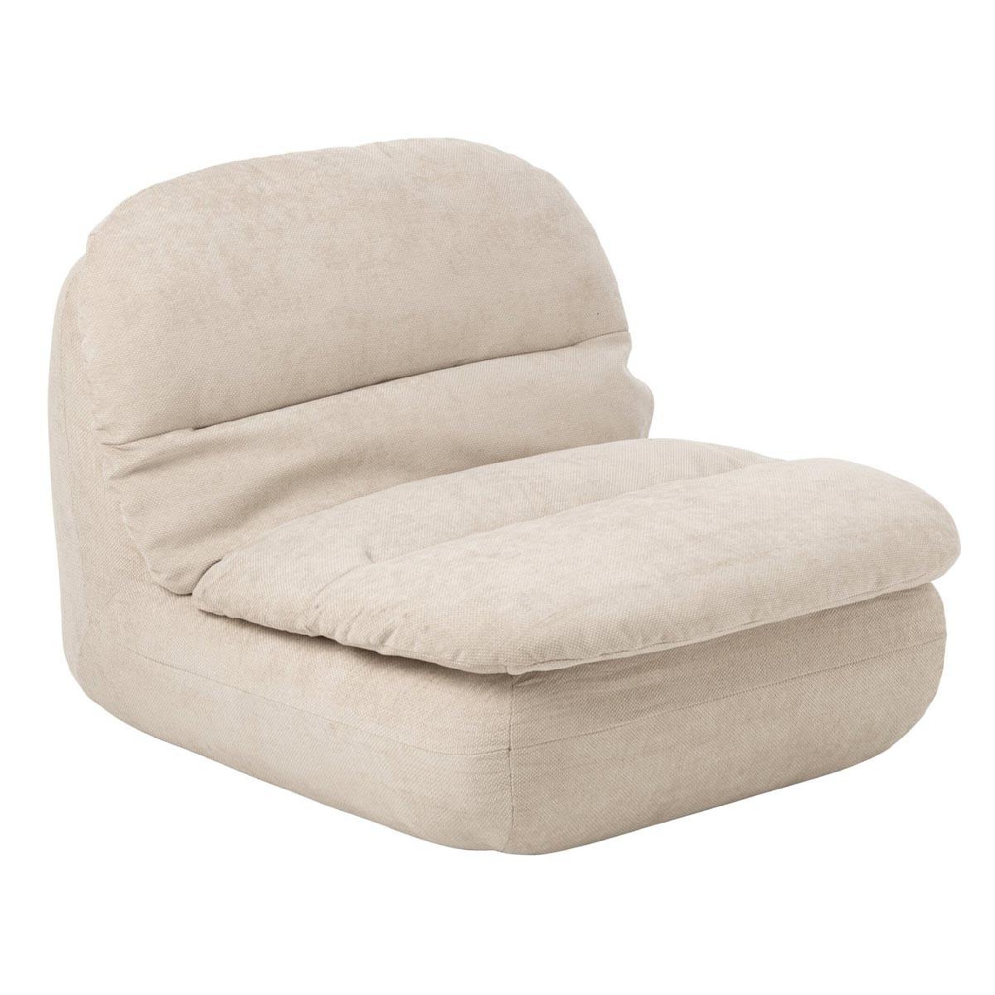 J-LINE Chauffeuse moelleuse  mellow  100cm écru