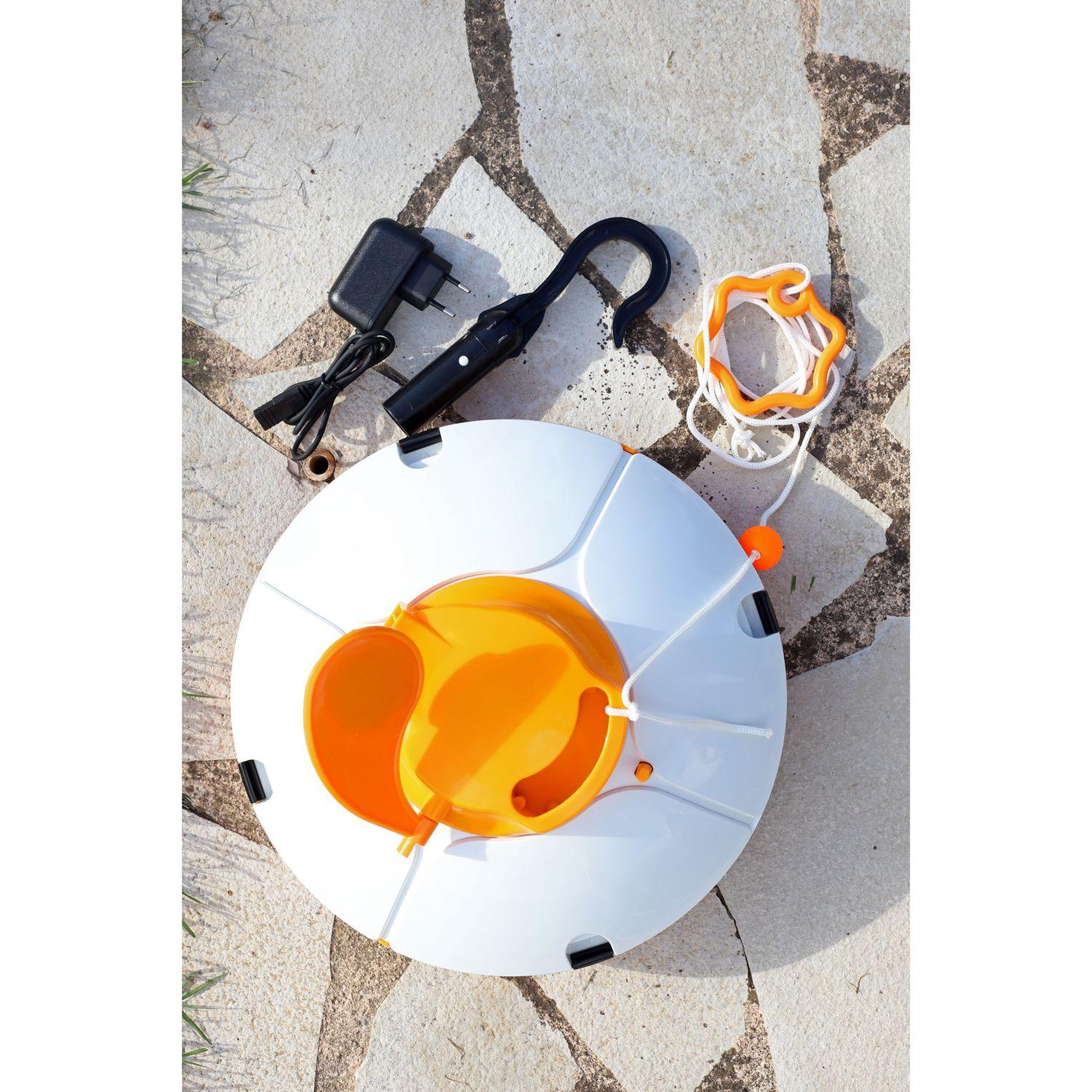 Voir la diapositive 6 : BESTWAY Robot aspirateur autonome de piscine Frisbee orange 