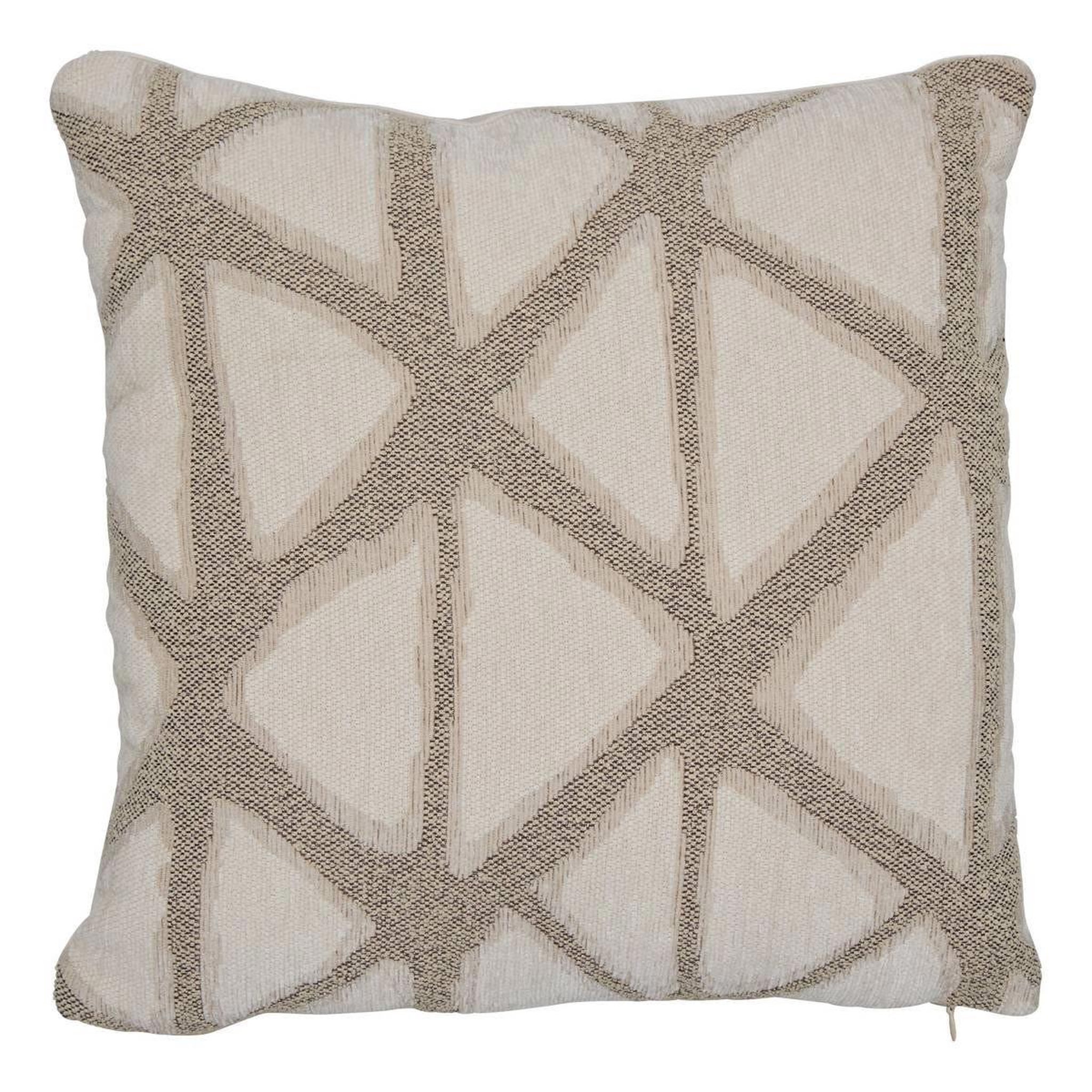 ATMOSPHERA Coussin déco jacquard  dune  40x40cm beige