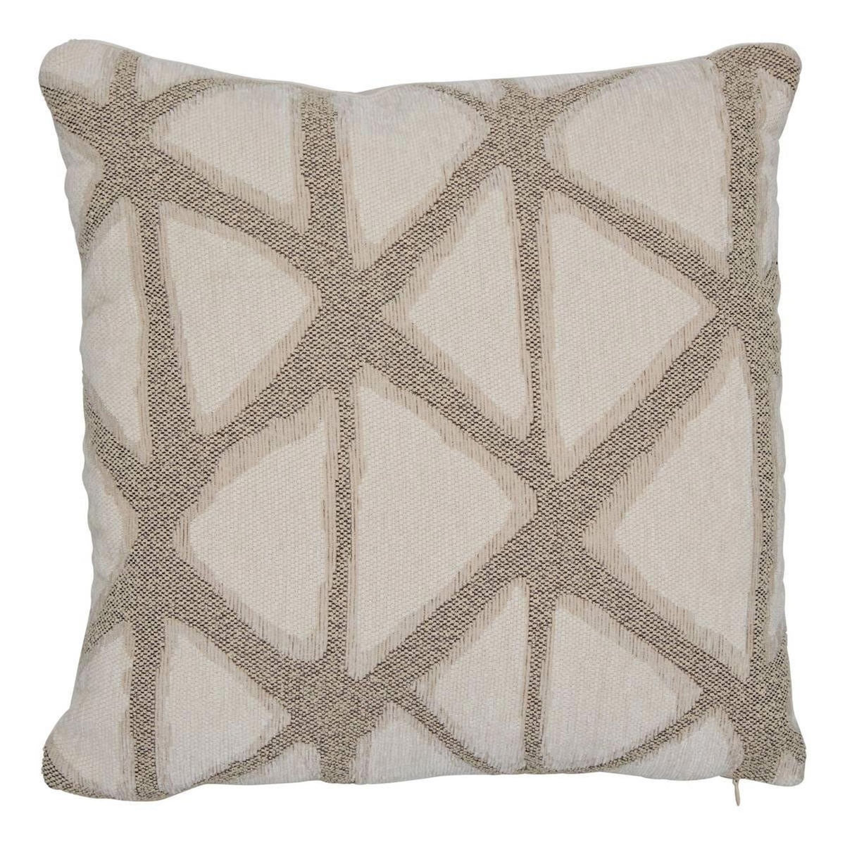 ATMOSPHERA Coussin Déco Jacquard  Dune  40x40cm Beige