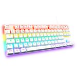 THE G-LAB Clavier gamer KEYZ MERCURY FR BLANC