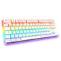 Voir la diapositive 1 : THE G-LAB Clavier gamer KEYZ MERCURY FR BLANC