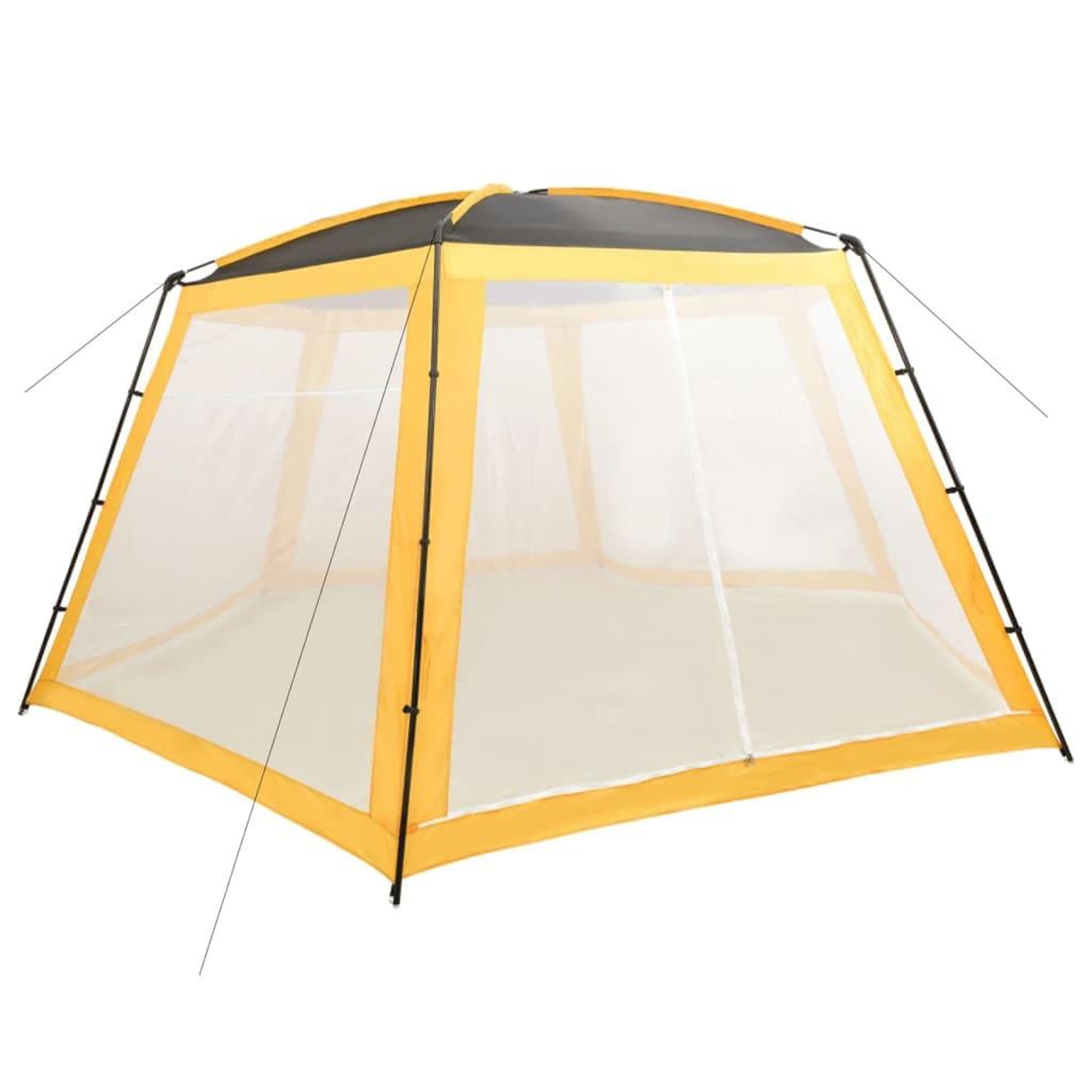 VIDAXL Tente de piscine tissu 660x580x250 cm jaune