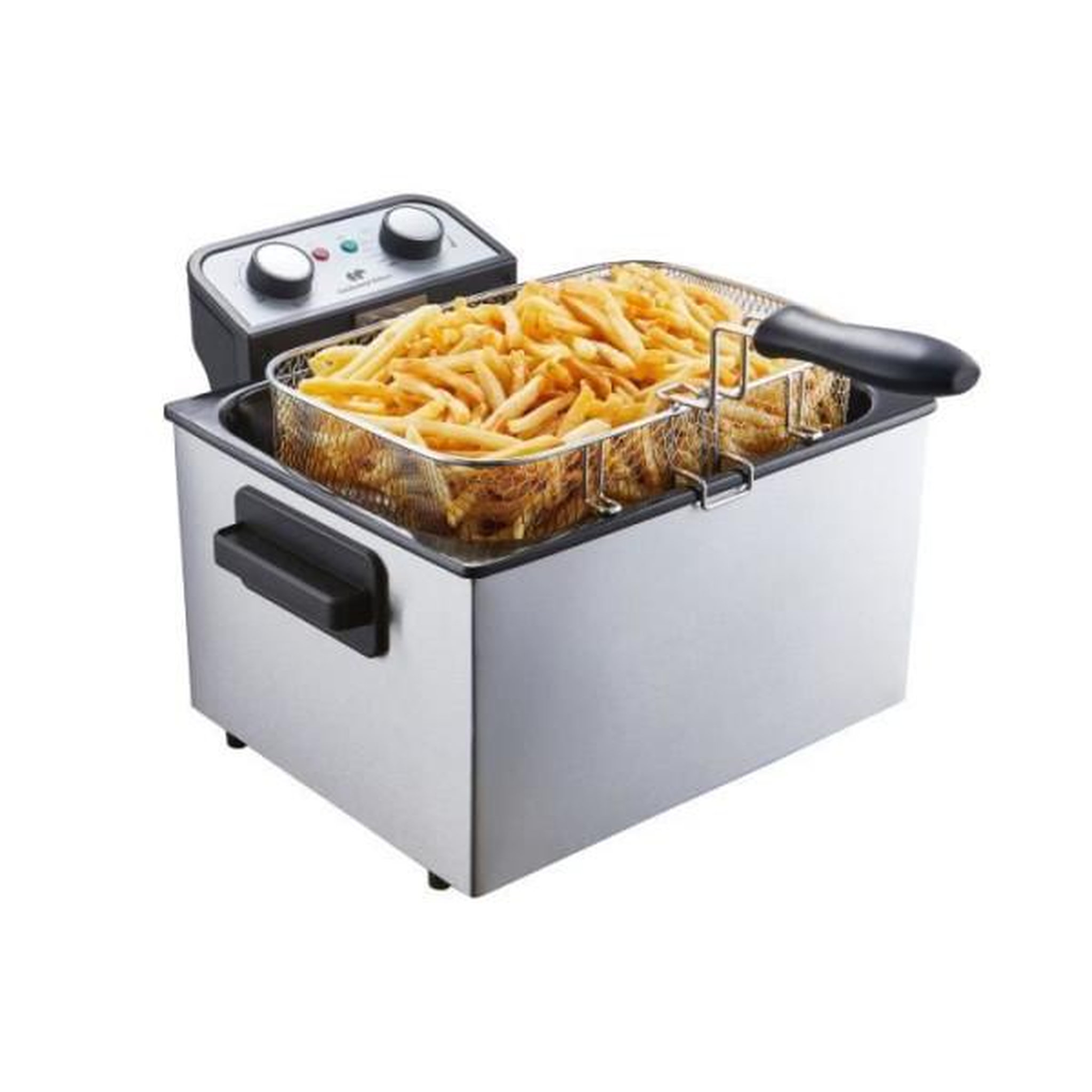 Voir la diapositive 2 : CONTINENTAL EDISON Friteuse Electrique  - CONTINENTAL EDISON - CEFR5IN3P - 5 L - 3 paniers