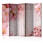 Paris Prix Paravent 5 Volets  Pink Apple Blossoms  172x225cm