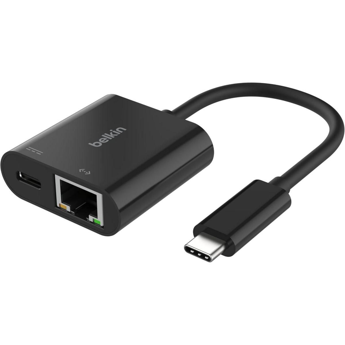 Belkin Adaptateur USB-C vers ethernet + recharge 100W