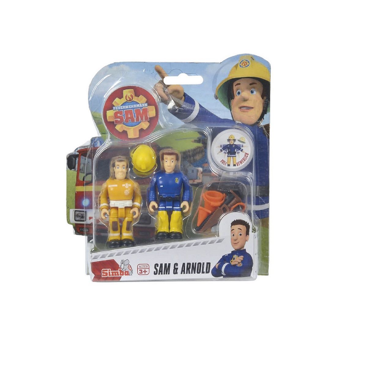 Smoby - Sam Le Pompier - Camion Pompier Jupiter 1 Figurine - Sons Et
