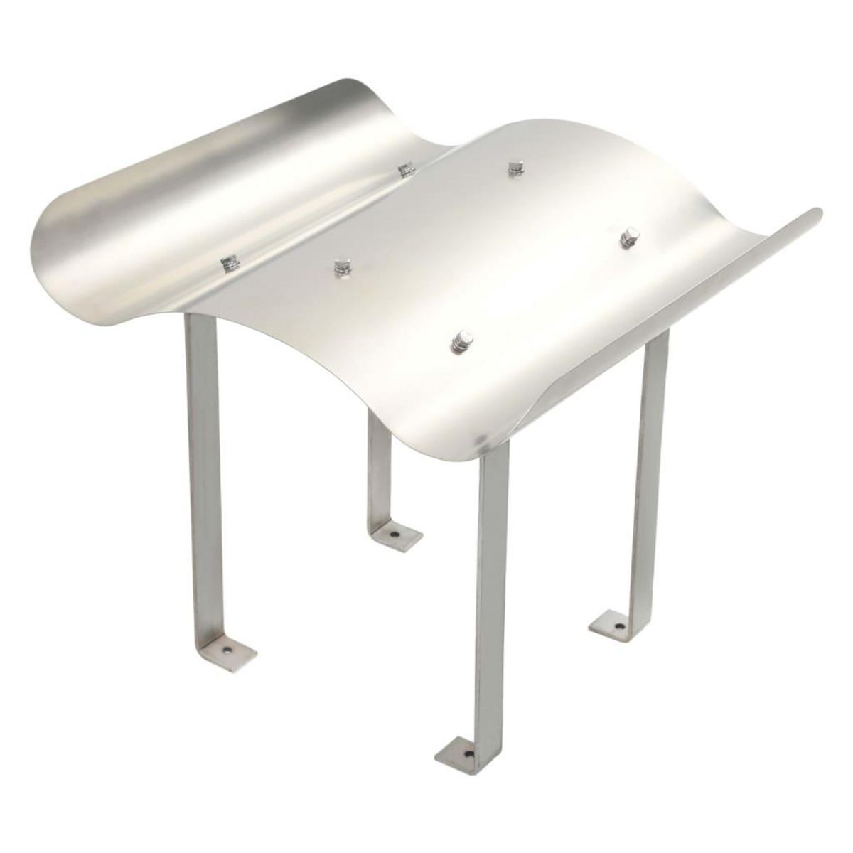 VIDAXL Capot de cheminee Acier inoxydable Argente