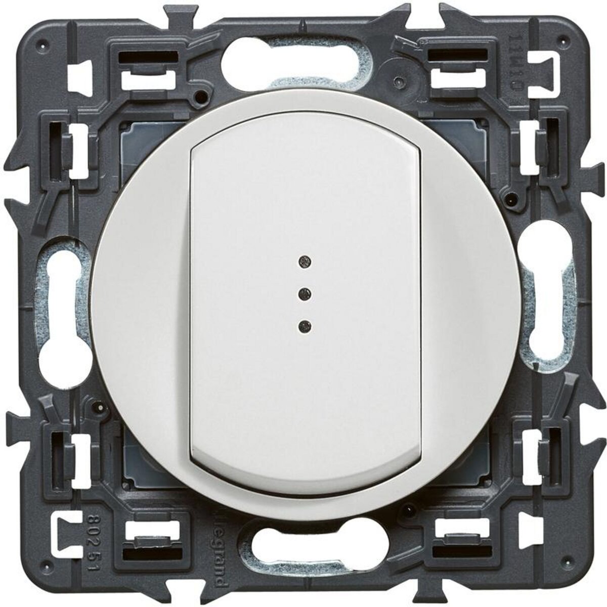 Legrand Celiane interrupteur simple témoin blanc