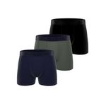 PIERRE CARDIN Lot de 3 boxers homme en coton Paolo. Coloris disponibles : Bleu