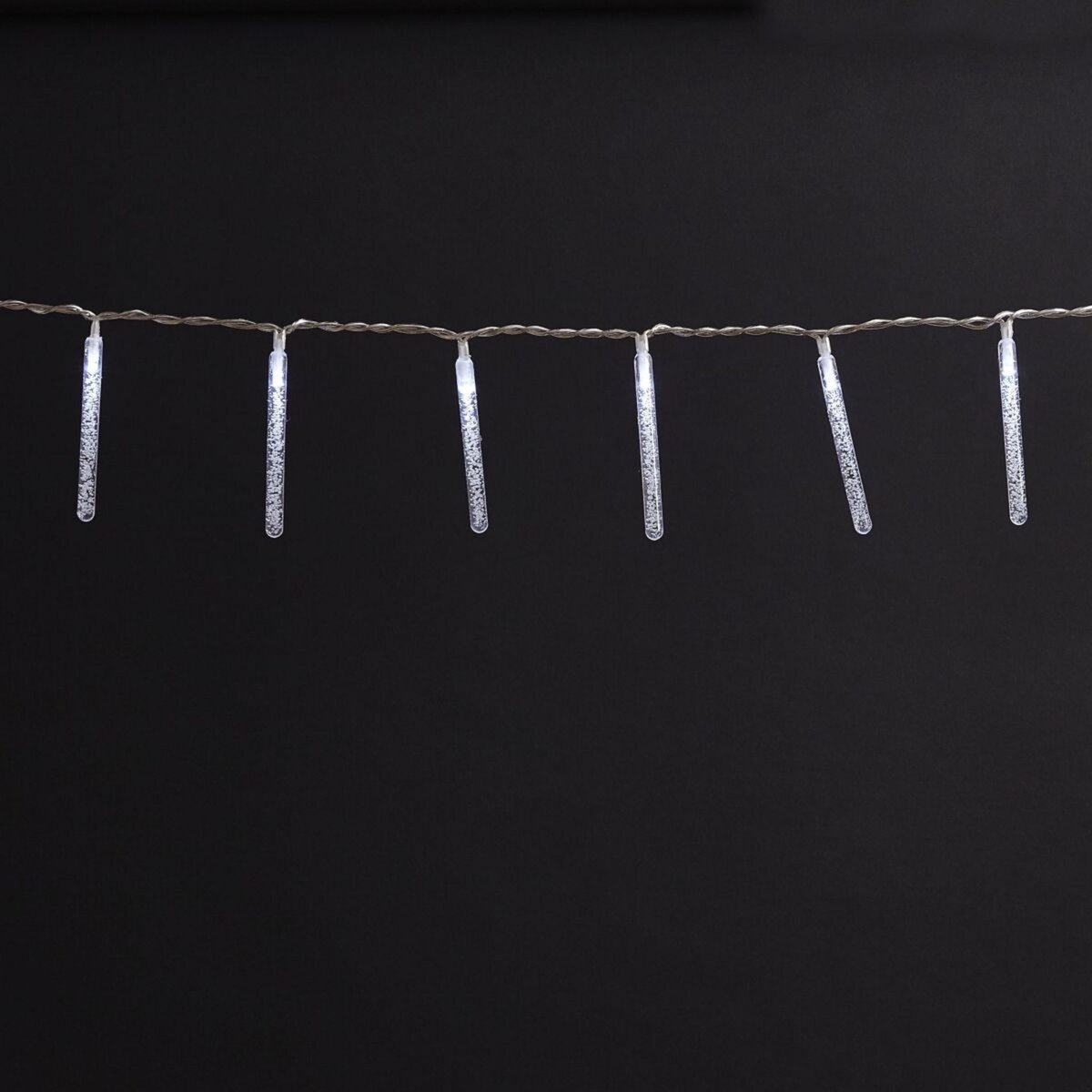 ACTUEL Guirlande intérieur 20 led tube bulles 3,4m