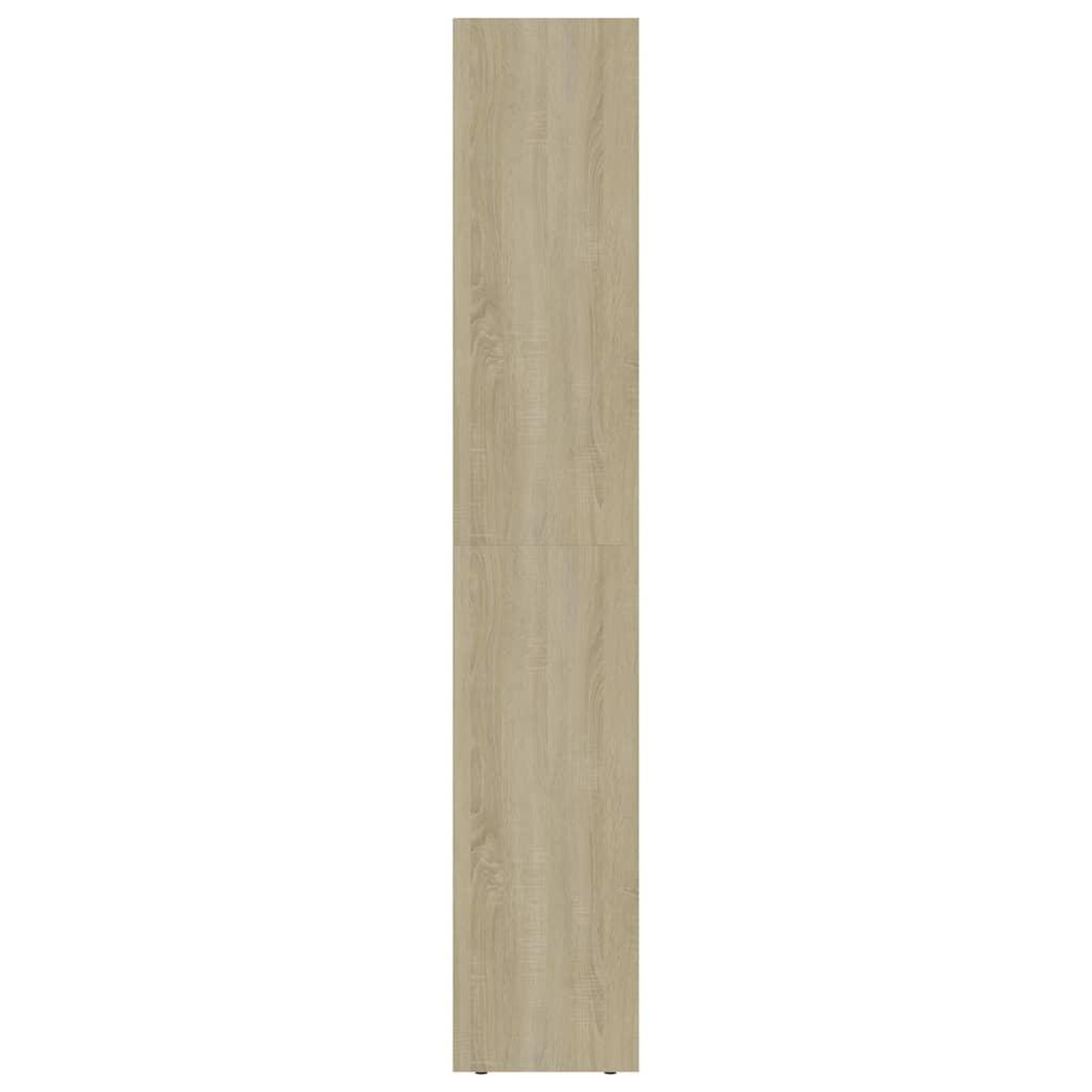 Voir la diapositive 5 : VIDAXL Bibliotheque Chene sonoma 36x30x171 cm Bois d'ingenierie