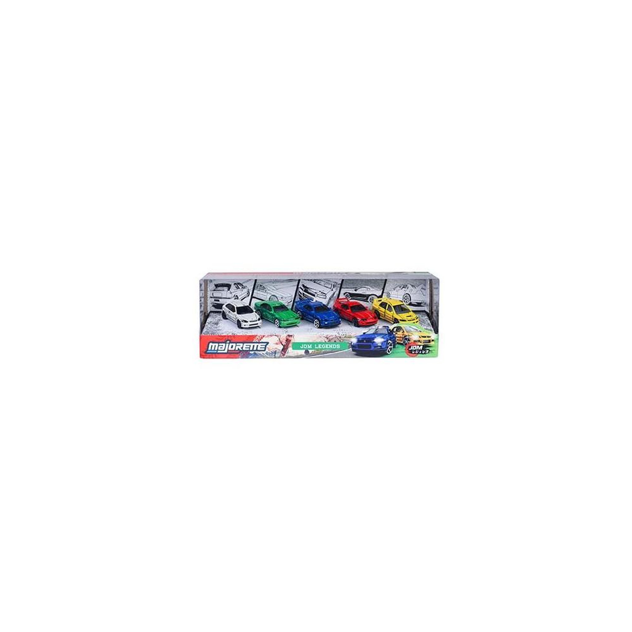 Majorette Coffret de 5 voitures Majorette JDM Legends